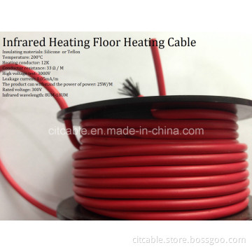 Infrared Heating Floor Cable (CIT-CSR008S)